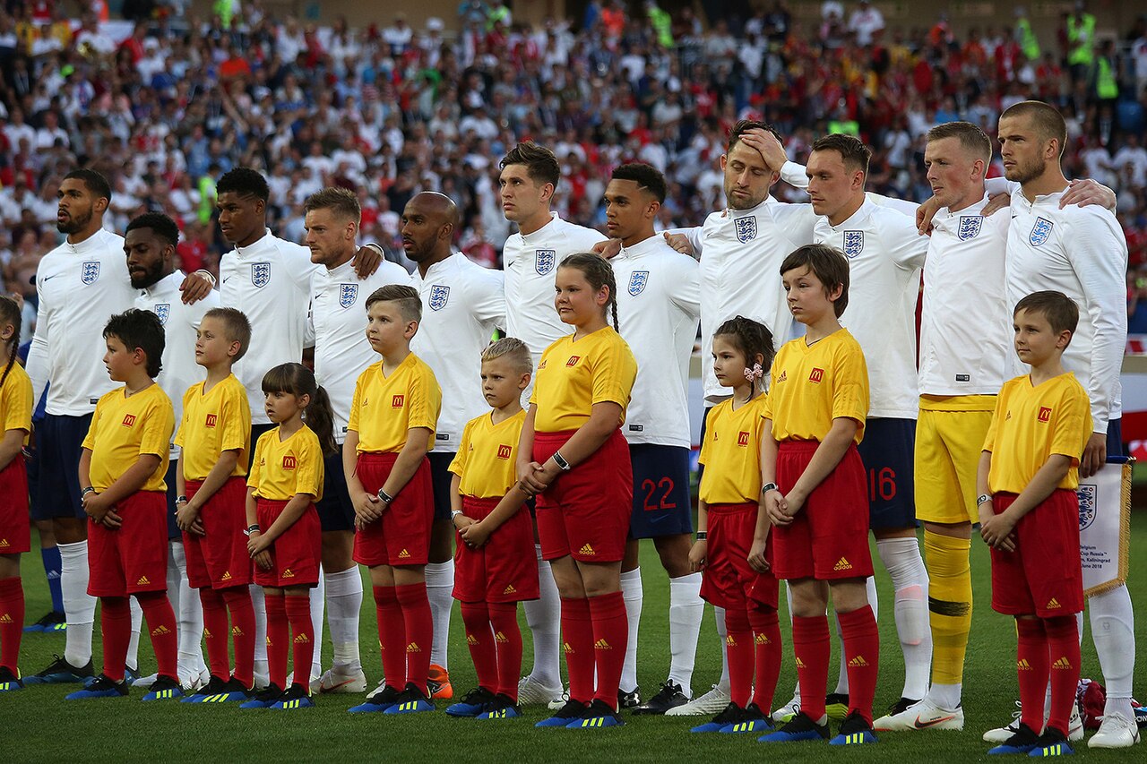 Alineación de la selección de Inglaterra